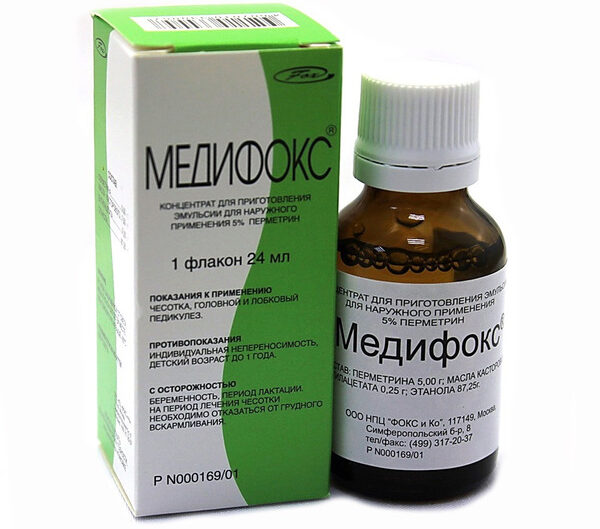 Медифокс: инструкция по применению от чесотки, педикулеза и демодекоза